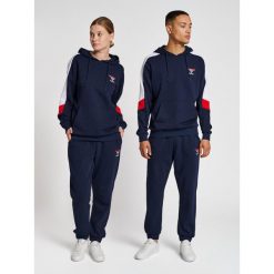 Bluza z kapturem Hummel IC Claude. Niebieskie bluzy Hummel, l, bez wzorów, z kapturem, na fitness i siłownię. Za 276.00 zł.