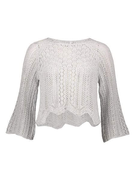ONLY Sweter w kolorze białym rozmiar: S. Różowe swetry ONLY, s, bez wzorów, bez ramiączek. Za 65.85 zł.