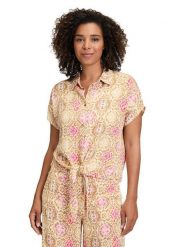 CARTOON Bluzka ze wzorem rozmiar: 42. Bluzki Cartoon, bez wzorów, z wiskozy, bez kołnierzyka, bez ramiączek. Za 104.99 zł.