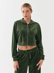 ONLY Bluza 15302591 Zielony Cropped Fit. Zielone bluzy ONLY, xl, bez wzorów, z syntetyku, bez kaptura. Za 79.99 zł.