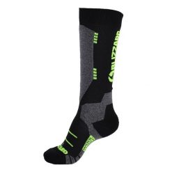 Skarpety narciarskie Blizzard Wool Sport Ski Merino black/green. Czarne skarpetki BLIZZARD, bez wzorów. Za 59.99 zł.
