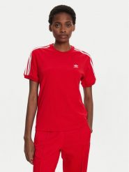 Adidas T-Shirt 3-Stripes IR8050 Czerwony Regular Fit. Czerwone t-shirty adidas, m, bez wzorów, z bawełny, bez kołnierzyka, bez ramiączek. Za 129.99 zł.