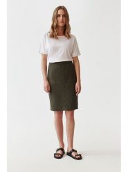 TATUUM Lniana spódnica w kolorze khaki rozmiar: 38. Brązowe spódnice Tatuum, bez wzorów, ze lnu, midi. Za 131.74 zł.