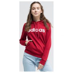 Adidas Bluza W E Lin Oh Hd , czerwony, rozmiar M. Czerwone bluzy z kapturem adidas, m, bez wzorów, z bawełny, z kapturem. Za 179.99 zł.