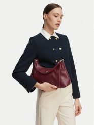 Tommy Hilfiger Torebka Th Essential Shoulder Bag AW0AW18374 Bordowy. Czerwone torebki klasyczne Tommy Hilfiger, bez wzorów, ze skóry, bez dodatków. Za 529.99 zł.