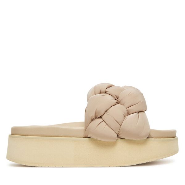 Klapki Inuikii. Brązowe klapki Inuikii, bez wzorów, bez obcasa, bez zapięcia. Za 979.99 zł.