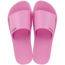Klapki basenowe damskie Ipanema Anat Classic Slide. Czerwone klapki Ipanema, bez wzorów, z materiału, eleganckie, bez obcasa, bez zapięcia. Za 58.85 zł.