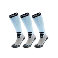 Skarpety narciarskie - Merino Wool Pro - 3 pary - Niebieskie. Niebieskie skarpetki POEDERBAAS, bez wzorów. W wyprzedaży za 329.62 zł.