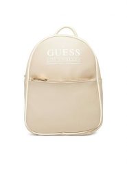 Guess Plecak V5YZ05 WHDX0 Beżowy. Brązowe plecaki Guess, z aplikacjami, ze skóry, bez dodatków. Za 309.99 zł.