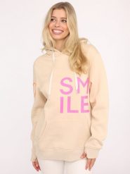 Zwillingsherz Bluza "Alissa Heart" w kolorze beżowym rozmiar: S/M. Brązowe bluzy Zwillingsherz, m, bez wzorów, z bawełny, bez ramiączek, z kapturem. Za 227.45 zł.
