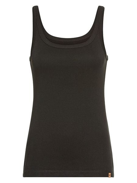 Camel Active Top w kolorze czarnym rozmiar: M. Czarne topy Camel Active, m, bez wzorów, z bawełny, bez kołnierzyka, bez ramiączek. Za 78.66 zł.