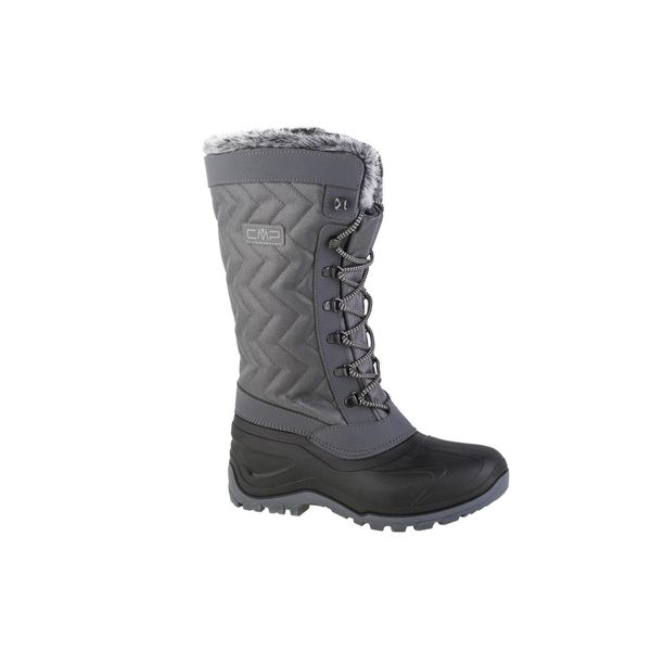Buty CMP Rigel. Czarne buty trekkingowe CMP, bez wzorów, z materiału, bez zapięcia, narciarskie. Za 299.99 zł.