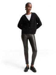 Tom Tailor Legginsy w kolorze czarnym ze skóry syntetycznej rozmiar: S. Czarne legginsy Tom Tailor, bez wzorów, ze skóry. Za 109.95 zł.