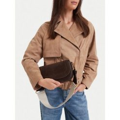 Torebka Badura. Brązowe torebki klasyczne Badura, bez wzorów, klasyczne, bez dodatków. Za 329.99 zł.