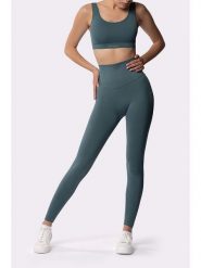 Spaio Legginsy sportowe "Adapt" w kolorze niebieskim rozmiar: M. Niebieskie legginsy Spaio, m, bez wzorów, z materiału, outdoorowe. Za 148.95 zł.