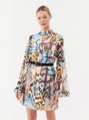 Guess Sukienka codzienna Ilenia W3BK75 WDW52 Kolorowy Regular Fit. Sukienki Guess, na co dzień, s, z aplikacjami, z syntetyku, bez kołnierzyka, bez ramiączek, proste. Za 379.99 zł.