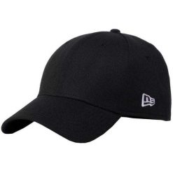 Czapka Z Daszkiem Unisex Dla Dorosłych Z Flagą. Czarne czapki z daszkiem New Era, bez wzorów, sportowe. Za 138.99 zł.
