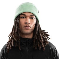 Czapka zimowa beanie unisex Snowflake Dead Moss. Zielone czapki zimowe SIROKO, bez wzorów, z materiału, eleganckie. Za 128.00 zł.