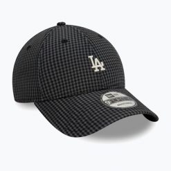 Czapka z daszkiem New Era Seersucker 9Forty Los Angeles Dodgers. Czarne czapki z daszkiem New Era, bez wzorów. Za 129.99 zł.
