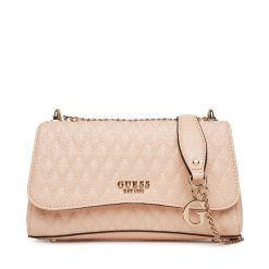 Torebka Guess. Czerwone kopertówki Guess, z aplikacjami, wizytowe, bez dodatków. Za 339.99 zł.
