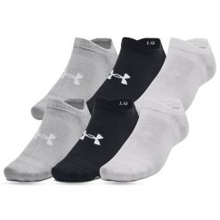Skarpety sportowe Under Armour Essential niskie stopki (6-PAK). Czarne skarpetki Under Armour, bez wzorów. Za 65.04 zł.