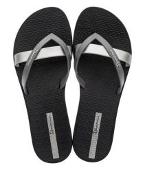 Japonki damskie Ipanema Kirei. Czarne japonki Ipanema, bez wzorów, z materiału, wakacyjne. Za 89.99 zł.