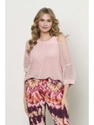 &Co Woman Sweter "Beki" w kolorze jasnoróżowym rozmiar: L. Różowe swetry &Co Woman, l, bez wzorów, bez ramiączek. Za 166.49 zł.