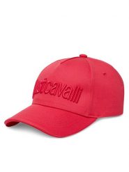 Just Cavalli Czapka z daszkiem 78RAZK30 ZG192 Czerwony. Czerwone czapki z daszkiem Just Cavalli, bez wzorów, z bawełny. Za 179.99 zł.