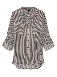 Vero Moda Koszula w kolorze bordowo-białym rozmiar: XL. Białe koszule Vero Moda, xl, bez wzorów, z wiskozy, bez kołnierzyka, bez ramiączek. Za 83.62 zł.