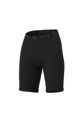 Bokserki rowerowe z wkładką damskie Alé Cycling Off Road Enduro Padded Liner. Czarne bokserki damskie ALÉ CYCLING, bez wzorów, z elastanu. Za 199.99 zł.