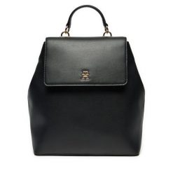 Plecak Tommy Hilfiger. Czarne plecaki Tommy Hilfiger, bez wzorów, bez dodatków. Za 469.99 zł.