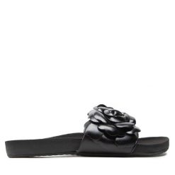 Klapki Baldaccini. Czarne klapki Baldaccini, bez wzorów, bez obcasa, bez zapięcia. Za 299.99 zł.