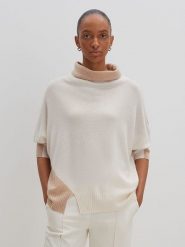 Someday Golf "Temily" w kolorze kremowo-beżowym rozmiar: M. Brązowe swetry someday., m, bez wzorów, z wełny, bez ramiączek. Za 304.99 zł.