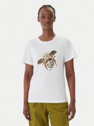 Liu Jo T-Shirt WA6237 JS923 Biały Regular Fit. Białe t-shirty Liu Jo, s, bez wzorów, z bawełny, bez kołnierzyka, bez ramiączek. Za 299.99 zł.