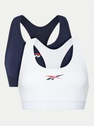 Reebok Biustonosz sportowy LOLA - AW24 (2-pack) Kolorowy. Biustonosze sportowe Reebok, bez wzorów, z bawełny. Za 69.99 zł.