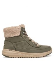 Skechers Trapery On The Go Stellar - Alpine Adventure 144756 Zielony. Zielone traperki Skechers, bez wzorów, ze skóry, bez obcasa, bez zapięcia. Za 429.99 zł.