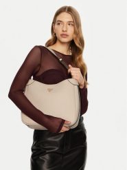 Guess Torebka HWBG95 19020 Kremowy. Białe torebki klasyczne Guess, z aplikacjami, bez dodatków. Za 669.99 zł.