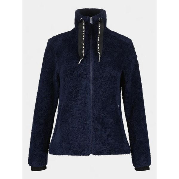 Sweter Damski Luhta Iissalo. Niebieskie swetry Luhta, bez wzorów, z polaru, sportowe, bez ramiączek. Za 449.00 zł.