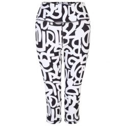 Legginsy Damskie Influential Graffiti 3/4. Białe legginsy Dare 2b, bez wzorów, z elastanu. Za 58.99 zł.