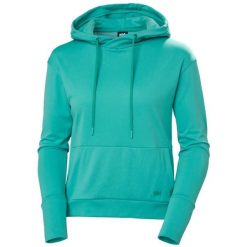 Bluza damska z kapturem Helly Hansen Lifa Tech Lite. Zielone bluzy Helly Hansen, bez wzorów, sportowe, bez ramiączek, z kapturem. Za 401.50 zł.