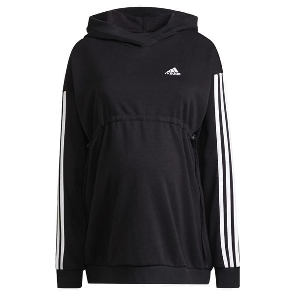 Bluza turystyczna damska Adidas Maternity. Białe bluzy adidas, xl, bez wzorów, z bawełny, sportowe, bez ramiączek, bez kaptura. W wyprzedaży za 193.00 zł.