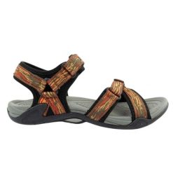 Damskie Sandały Sportowe. Brązowe sandały Grisport, bez wzorów, sportowe, bez obcasa, bez zapięcia. Za 221.99 zł.