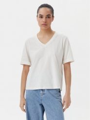 Liu Jo Beachwear T-Shirt TA5175 JS923 Écru Regular Fit. T-shirty Liu Jo Beachwear, xs, bez wzorów, z bawełny, bez kołnierzyka, bez ramiączek. Za 179.99 zł.