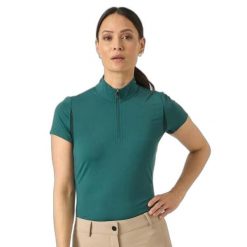 Bielizna podstawowa do jazdy konnej 1/2 zip dla kobiet PS of Sweden Everly Quote. Zielona koszule nocne PS OF SWEDEN, bez wzorów, bez ramiączek. Za 306.50 zł.