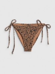 4F Dół od bikini damski - brązowy XL. Brązowe bikini 4f, bez wzorów, z materiału. Za 49.99 zł.