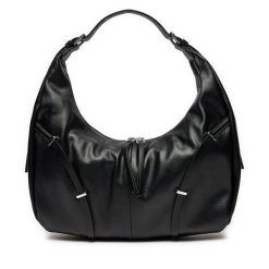 Torebka Marella. Czarne shopper bag Marella, bez wzorów, bez dodatków. Za 819.99 zł.