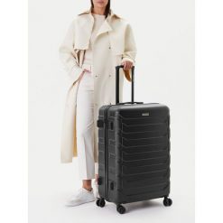 Walizka duża GINO ROSSI. Czarne walizki Gino Rossi, duże. Za 299.99 zł.