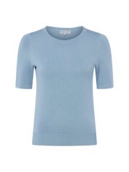 Marie Lund Sweter Kobiety drobna dzianina niebieski, XXL. Niebieskie swetry Marie Lund, xxl, bez wzorów, z dzianiny, bez ramiączek. Za 159.95 zł.