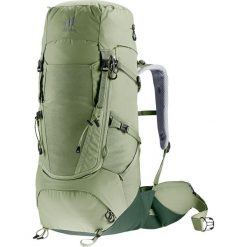 Plecak trekkingowy damski Deuter Aircontact Core 45 + 10 SL - grove/ivy. Brązowe plecaki Deuter, bez wzorów, bez dodatków. Za 1,011.09 zł.