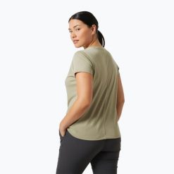 Koszulka damska Helly Hansen Allure lav. Brązowe t-shirty sportowe Helly Hansen, bez wzorów, bez ramiączek. Za 109.99 zł.